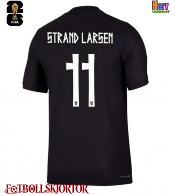 Norge Jorgen Strand Larsen #11 Bortatröja VM 2026 Kortärmad